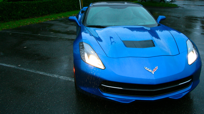 Illustration for article titled The 2014 Corvette Stingray Is Amazing Even In The Rain